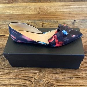 Jcrew Sloan D’orsay patterned flat NWT